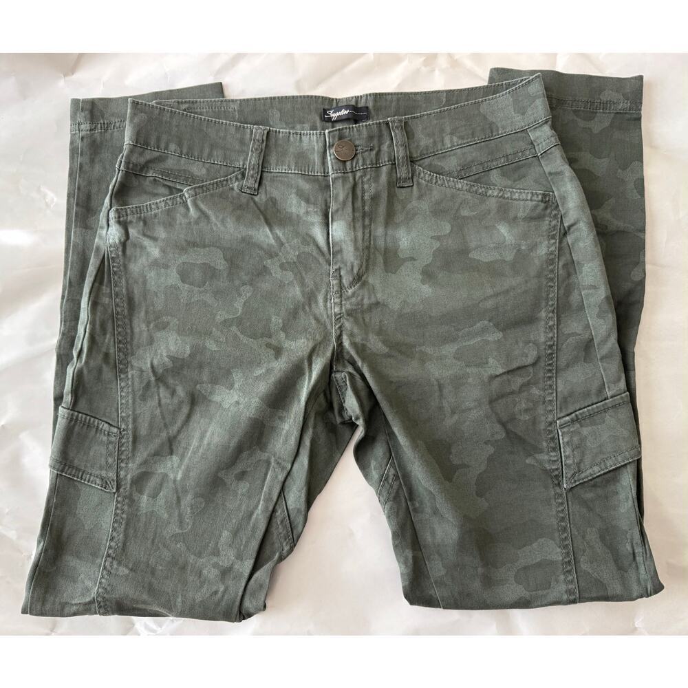 Unionbay Green Camo Jeans Size 6 NWT